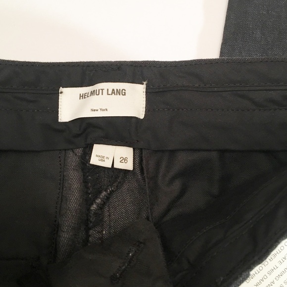 Denim black Helmut Lang slouchy skinny NWT 26 - Picture 6 of 6